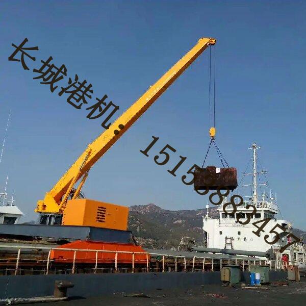 江苏南通船用起重机厂家设备功率低，劳动强度大